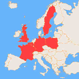 Mapa Europy